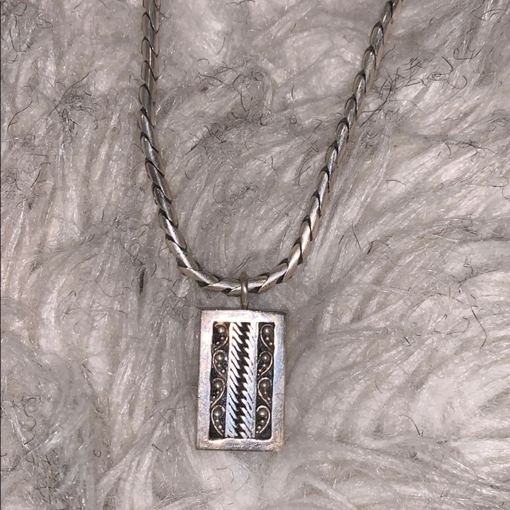 Lois Hill sterling silver necklace